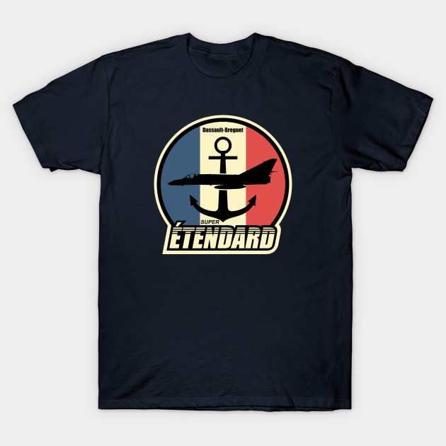 Super Étendard T-Shirt by Tailgunnerstudios